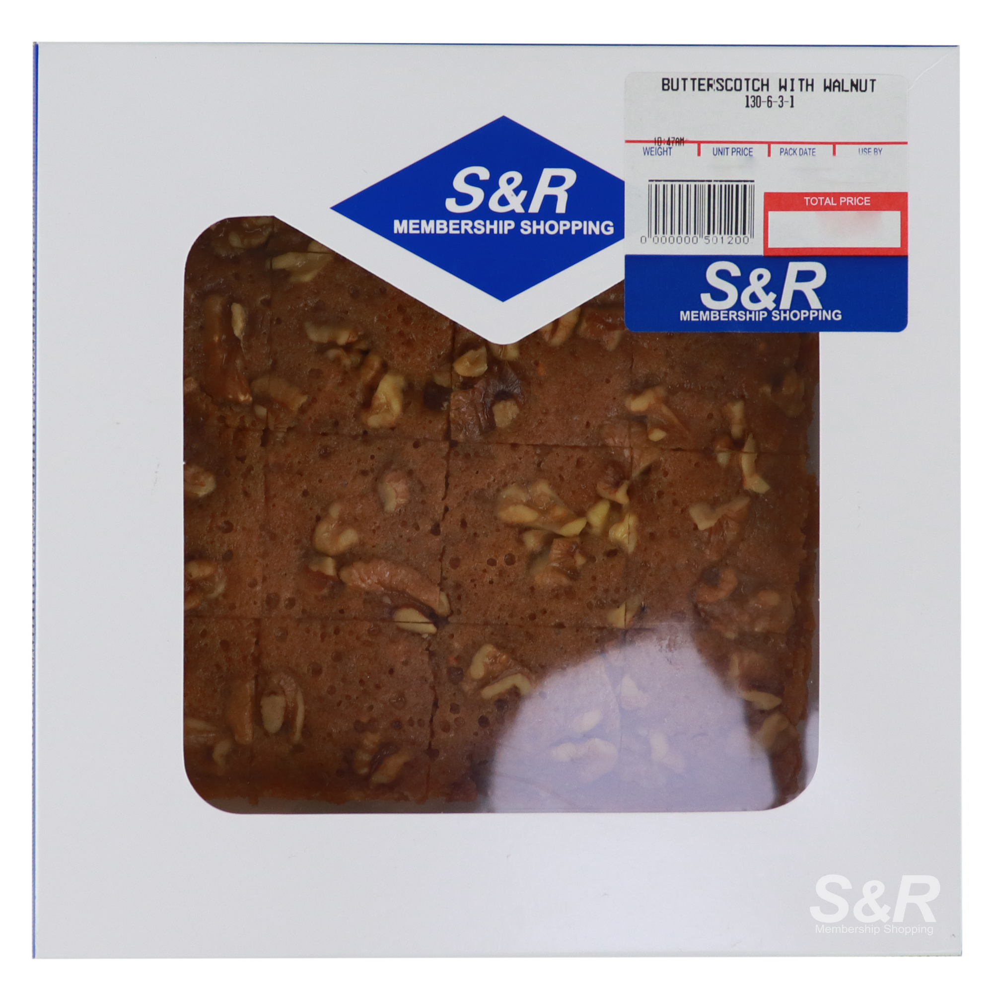 S&R Butterscotch with Walnut Bars 1pc